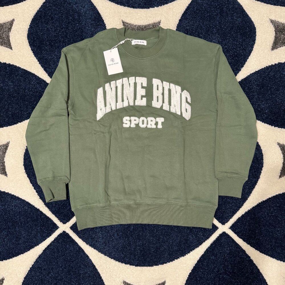 Anine Bing Sport Green Sweater Womens Small or Medium
